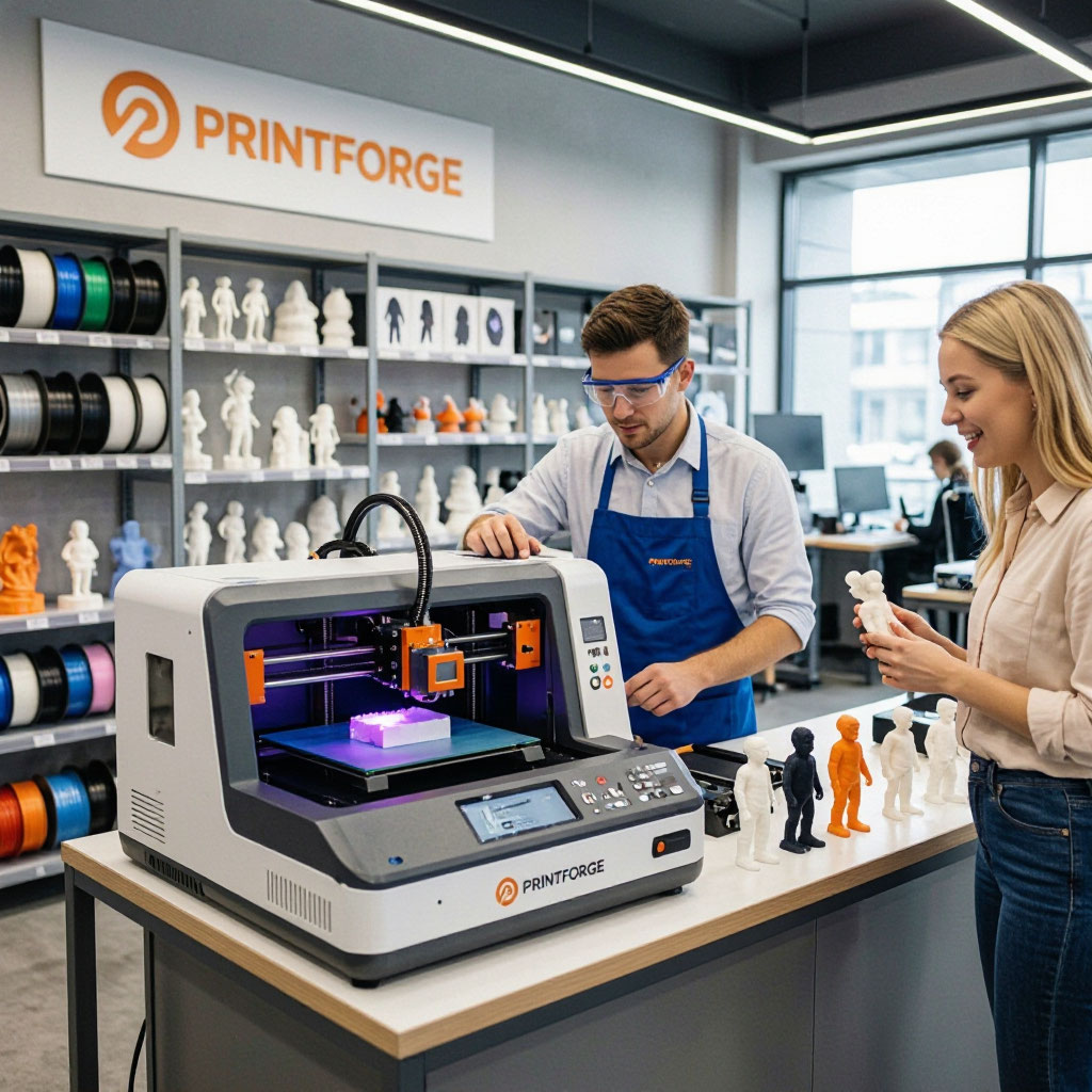 A working day in the PrintForge shop