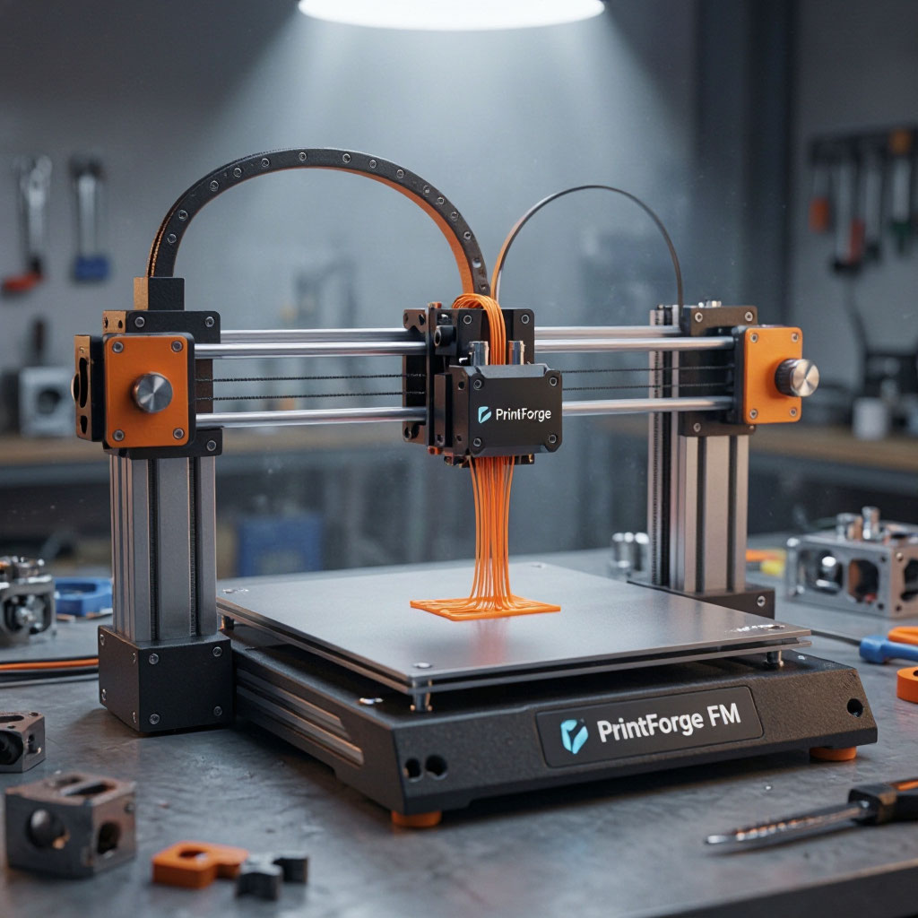 FDM printer extruding filament